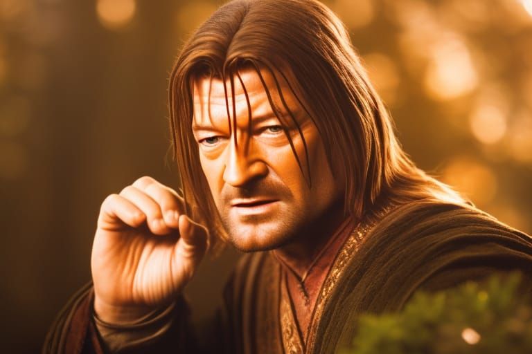 Lord of the Rings Character Portrait in Natural Light