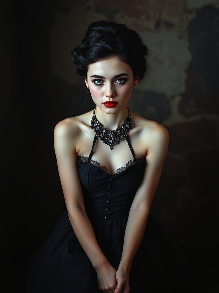 Ethereal Victorian Gothic Goddess