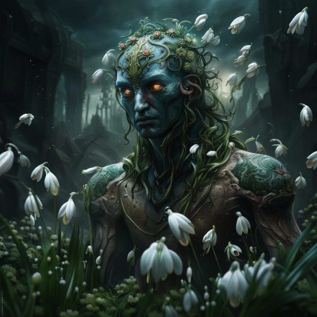 Primeval Jinn Vomiting Organs and Snowdrops