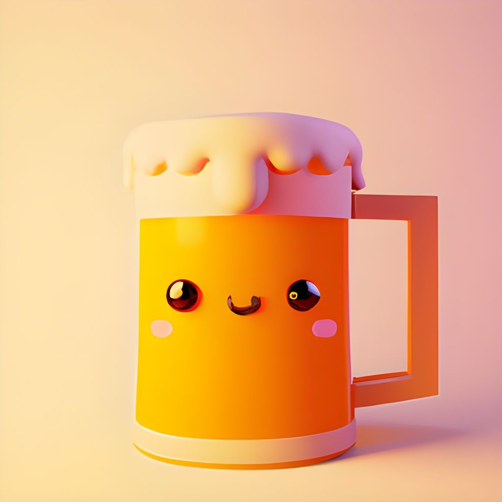 Chibi beer mug