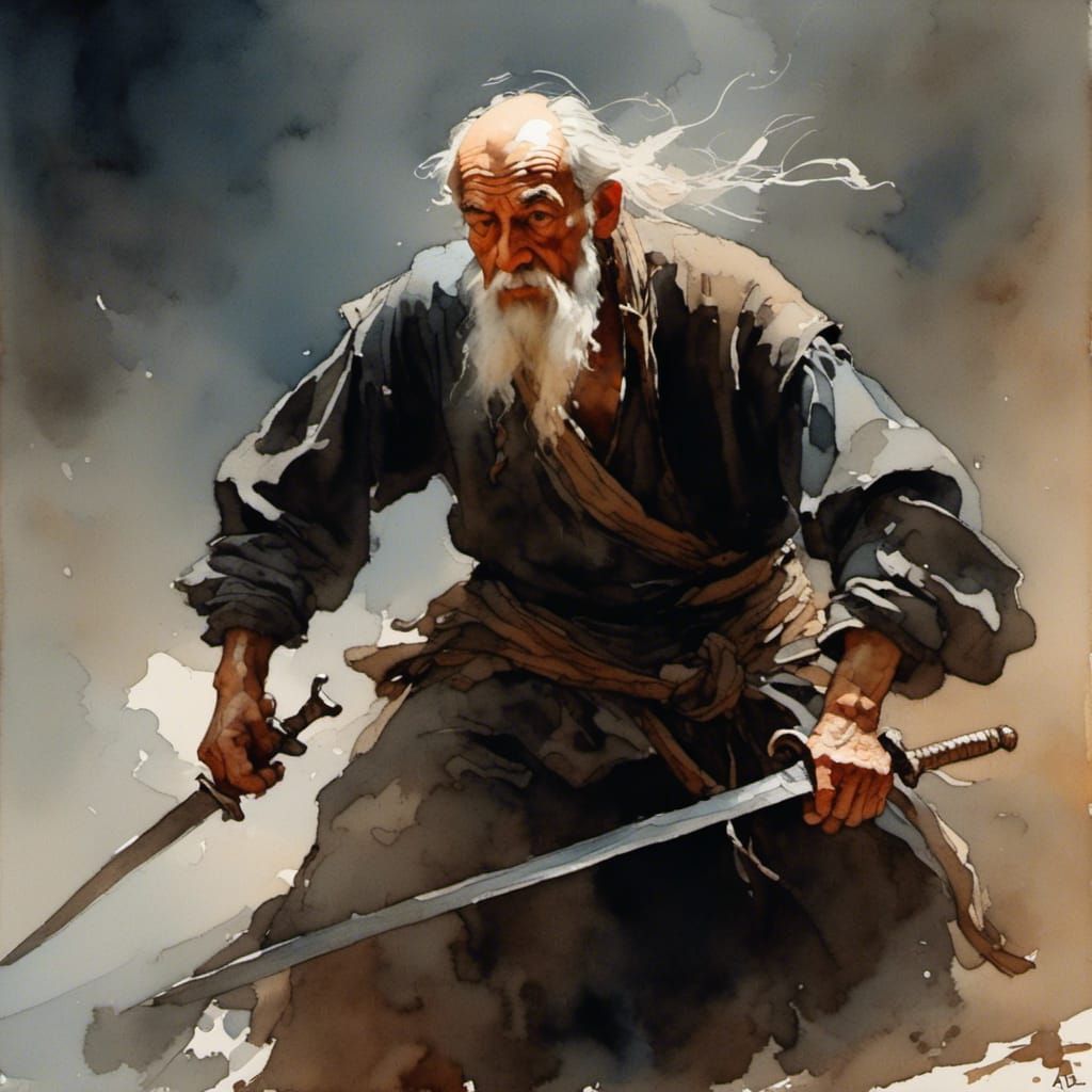 Fantasy Art: Wise Old Man, God of the Forge