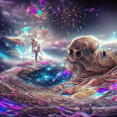 Holographic Cosmic Illustration: The End of Time
