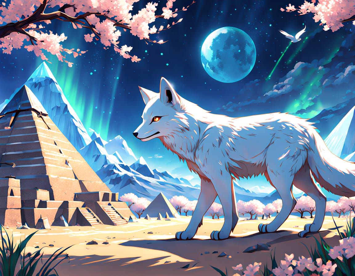 Animals Journey Through Landscapes in 3D Anime Art