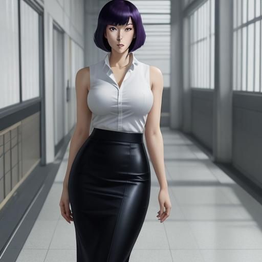 Motoko Kusanagi as Anime School Teacher