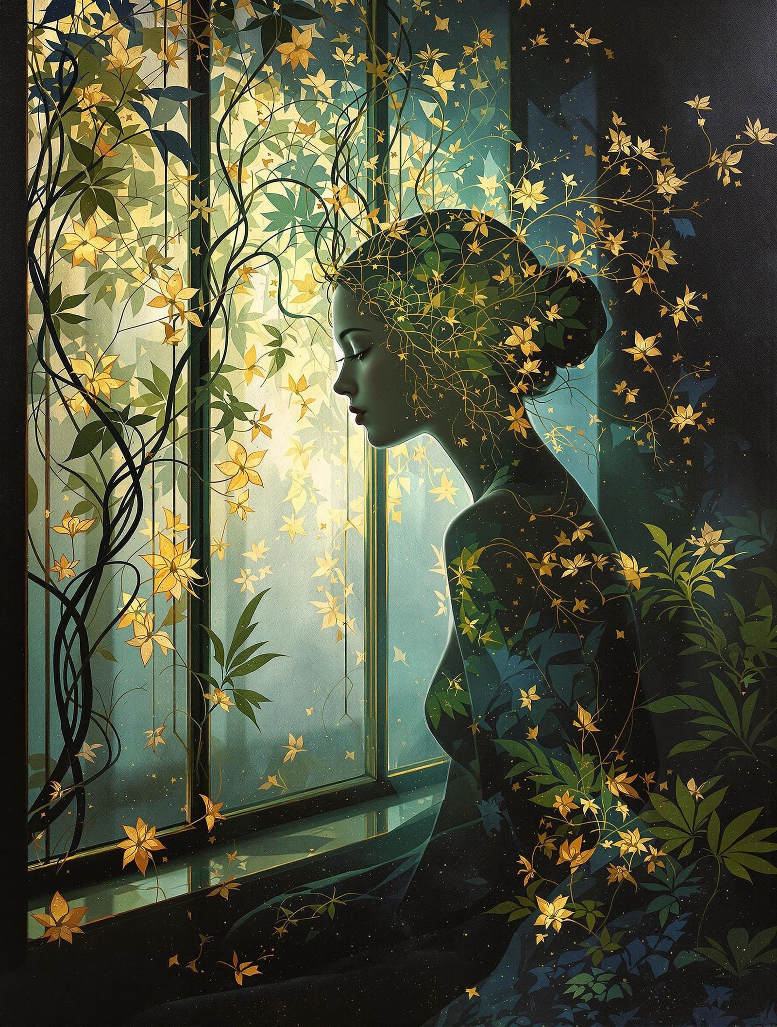 Art Nouveau Therapy: Inner Garden Revealed