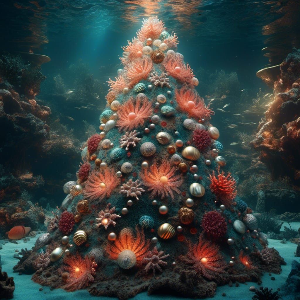 Underwater Christmas Tree