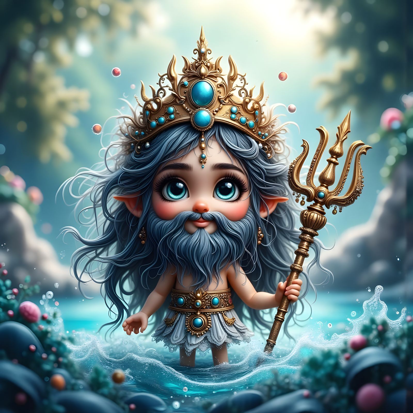 Poseidon Chibi