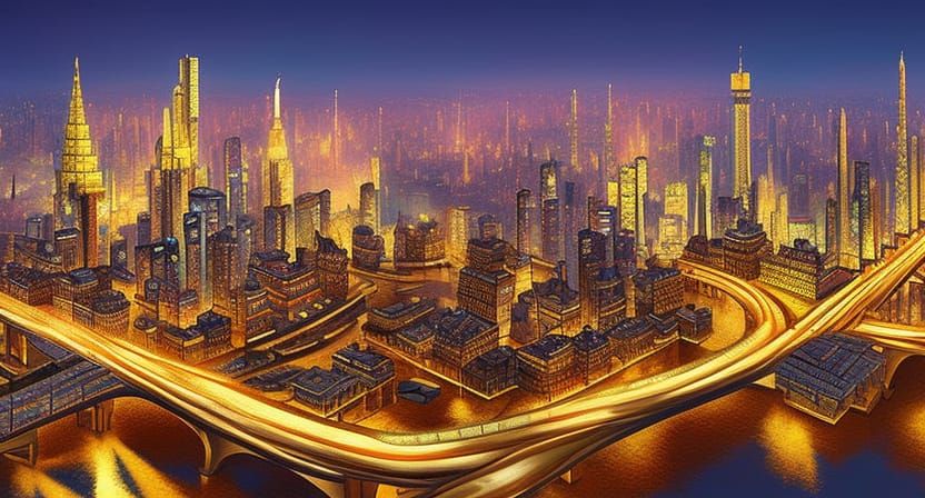 Epic Vintage City in Global Lighting