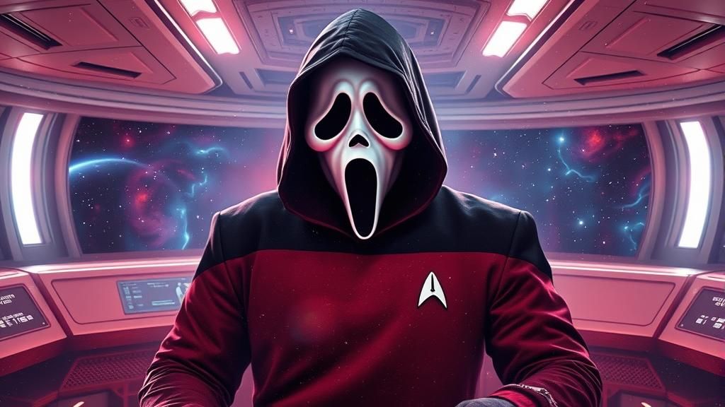 Ghostface Picard: A Cosmic Enterprise Mashup