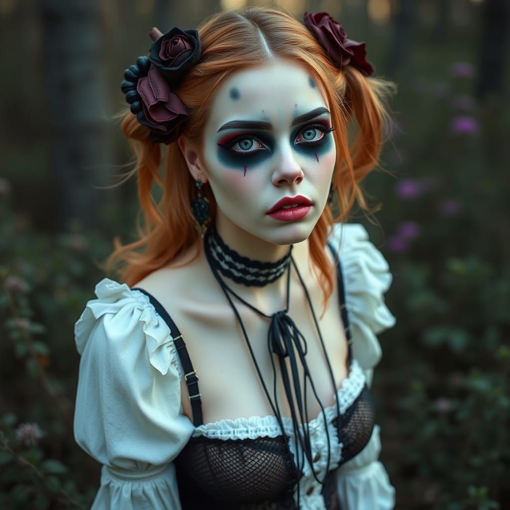 Moe Morute Character in Morbid Cute Art