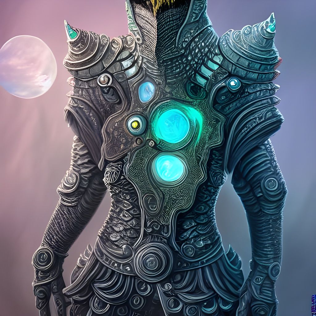 Plasmoid Slime Creature in Shining Armor