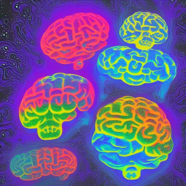 Psychedelic Surrealism: Miniature Brain Art