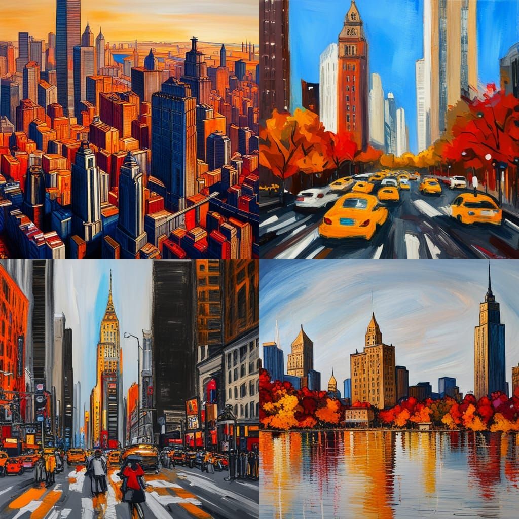 New York city in the fall