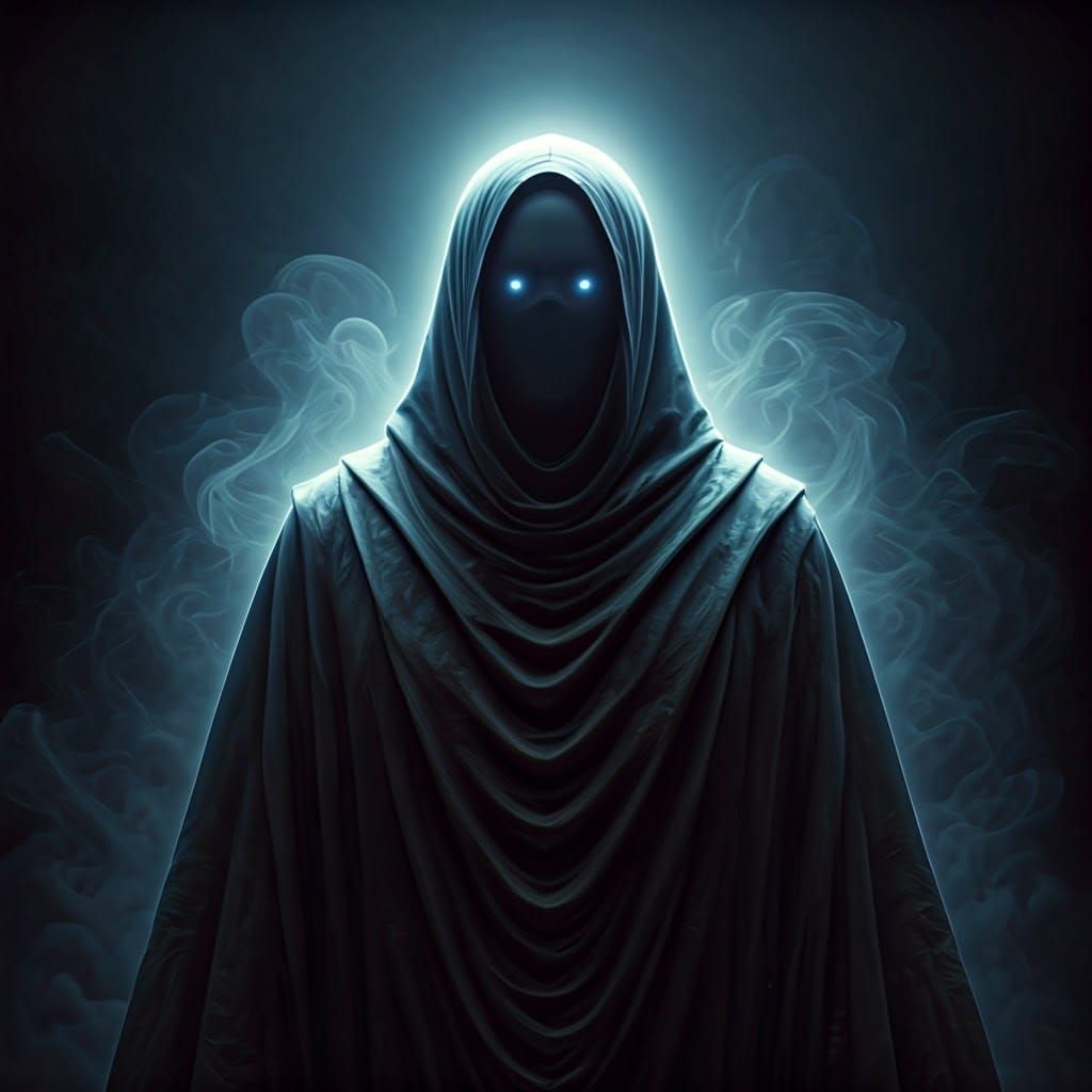 Ethereal Figure in Mist: A Cinematic Reincarnation