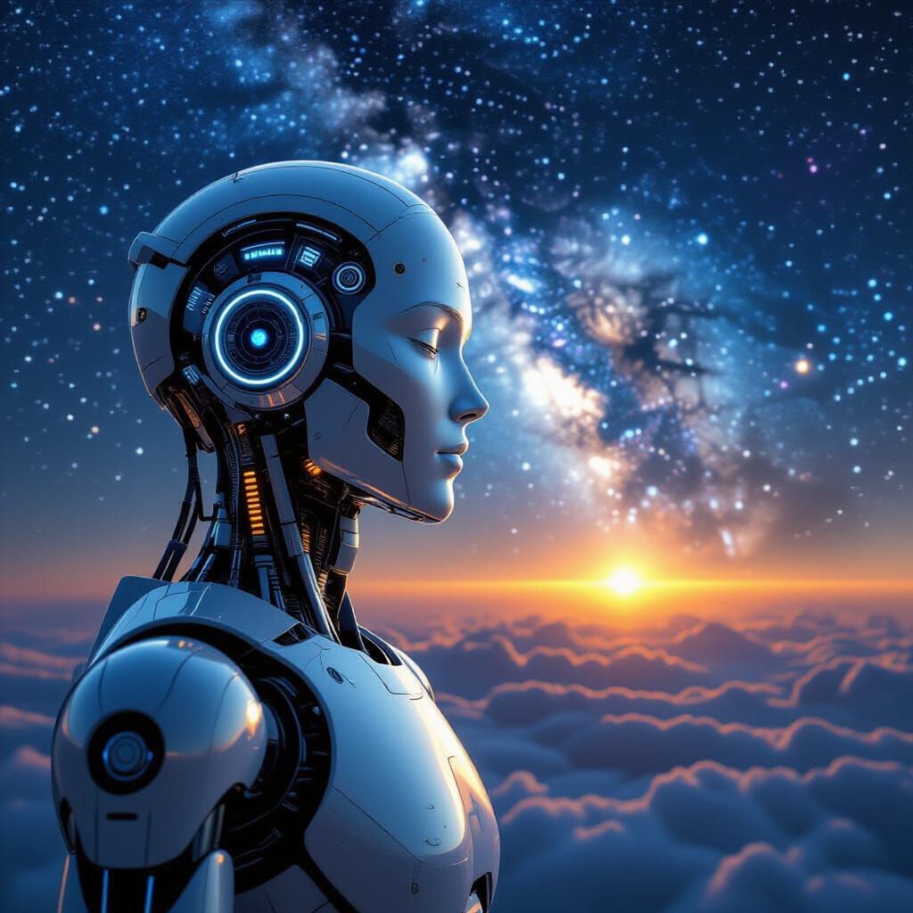 AI's Visual Message to Humanity