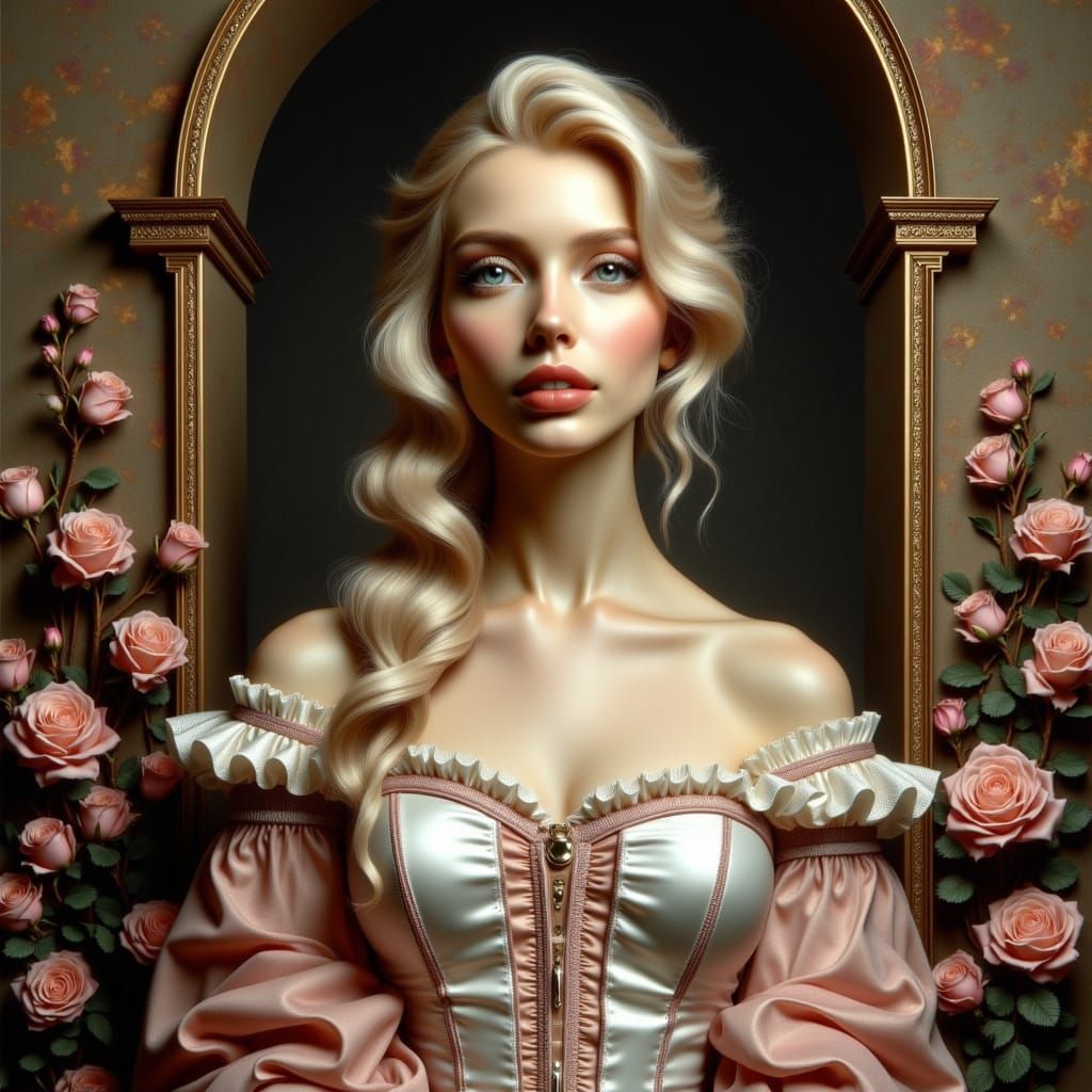 Ethereal Beauty in a Pastel Paradise