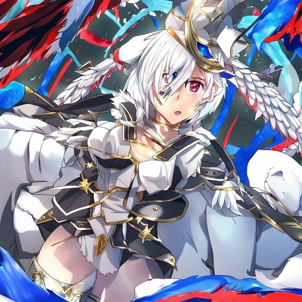 Valhalla in Anime Key Visual Style