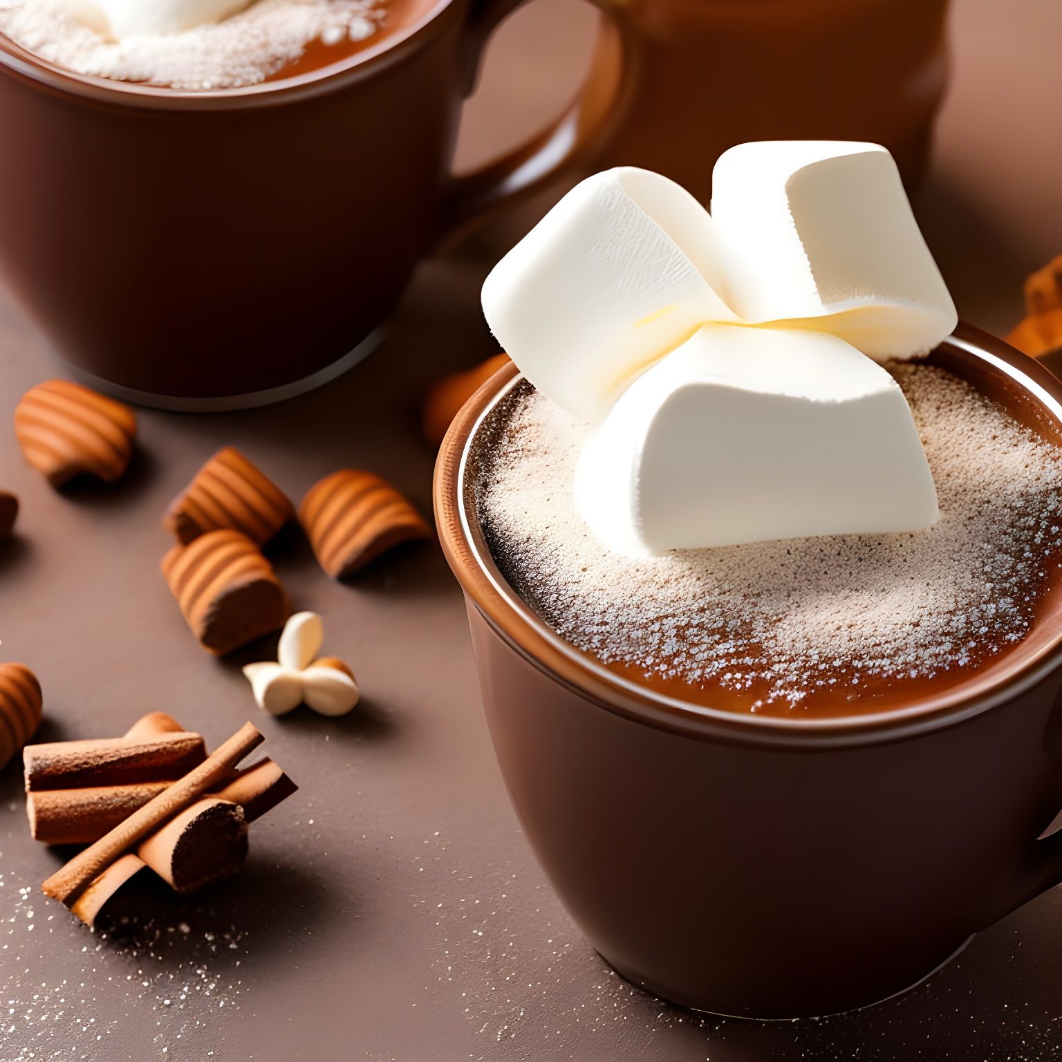 Steaming Hot Chocolate with Marshmallows