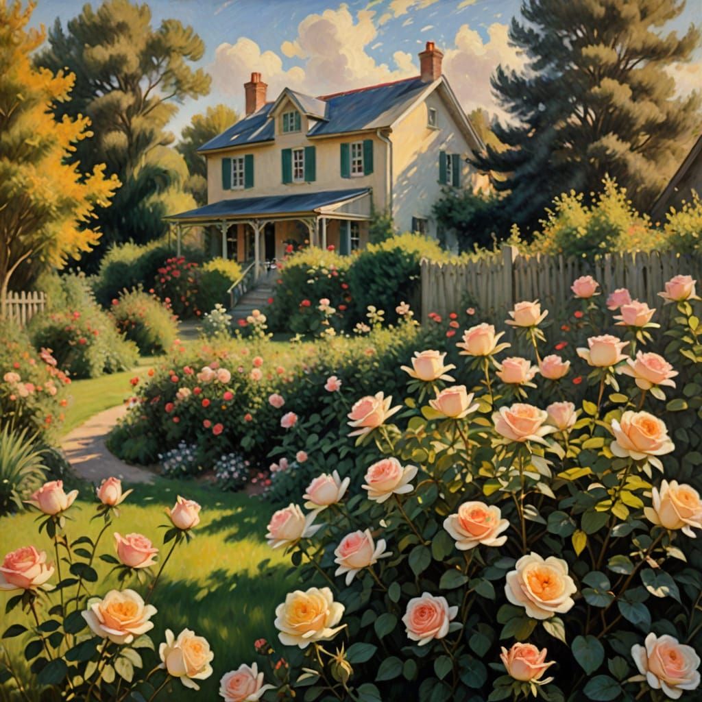 Sunday Serenity in Warm, Golden Light