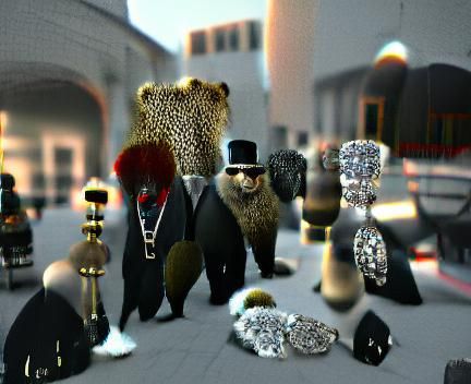 Opulent Mafia Royalty in 3D