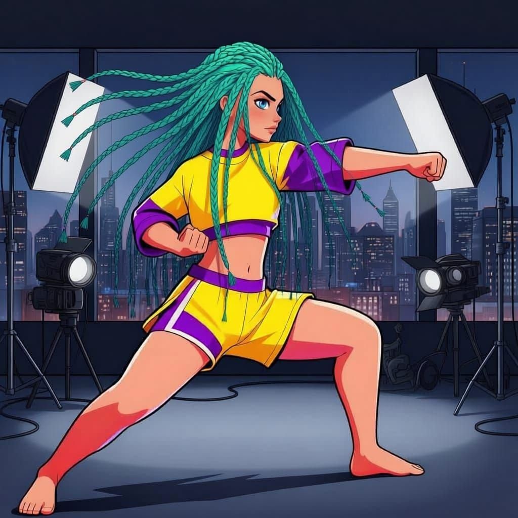 Narica From Pokemon ZA in Super Saiyan Style