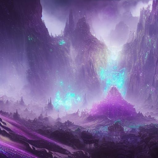 Shining Sparkling Glittering Fantasy Art