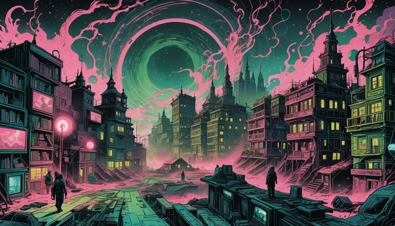 Black Hole Consumes Bureaucracy: Polish Comic Art