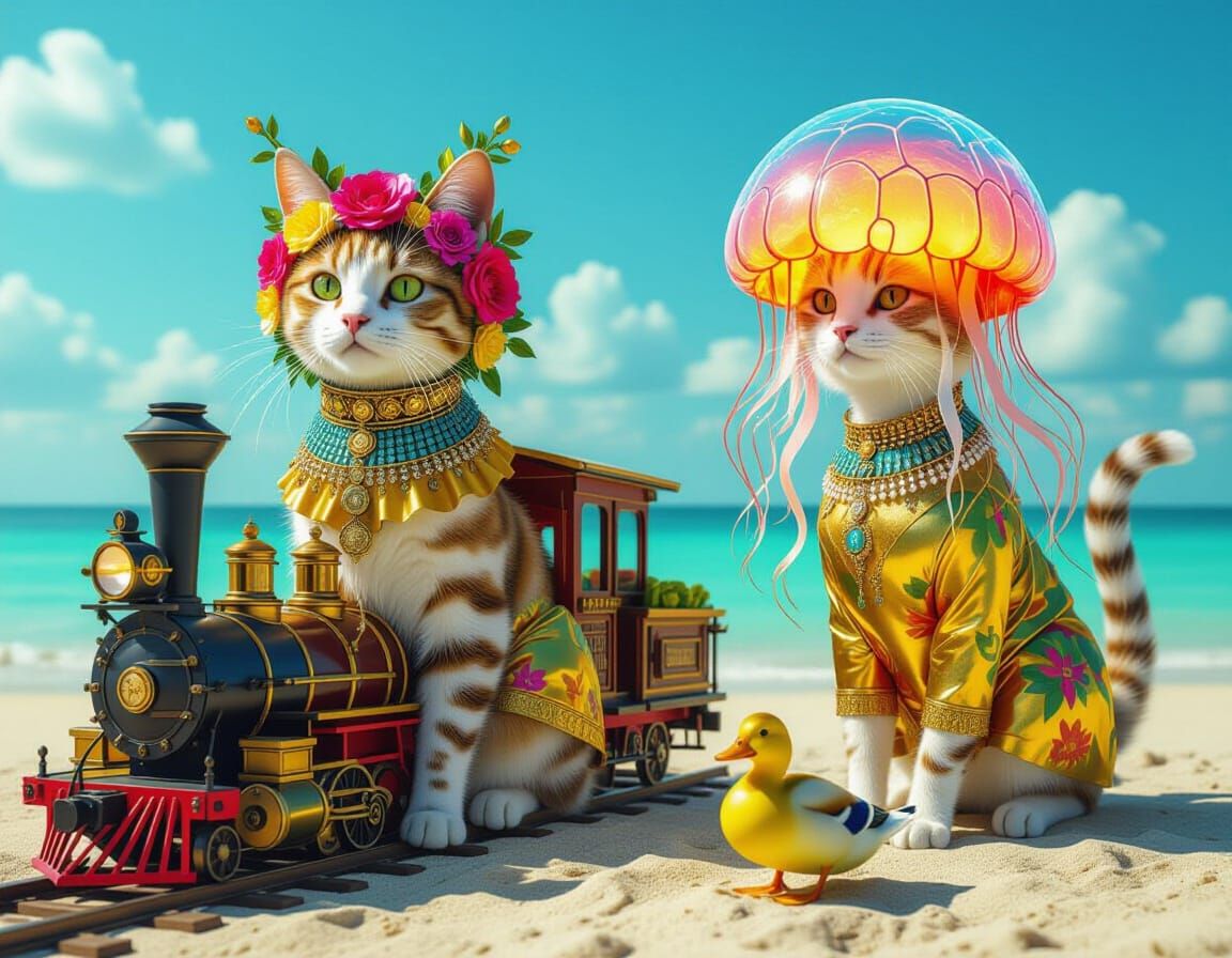 Steampunk Animals Reimagined as Other Materials