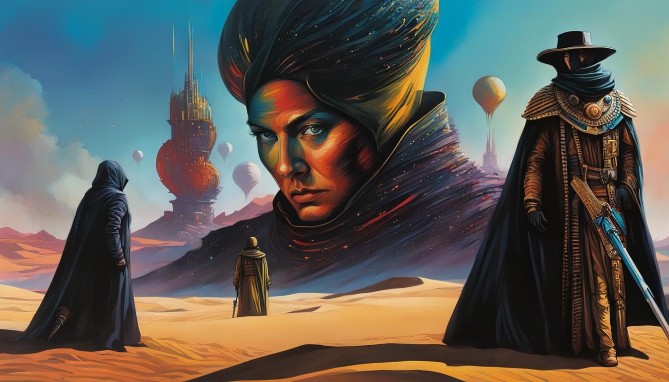 Dune Reimagined as Colorful Graffiti Art