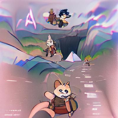 Abstract Dreamscape Generated by AI