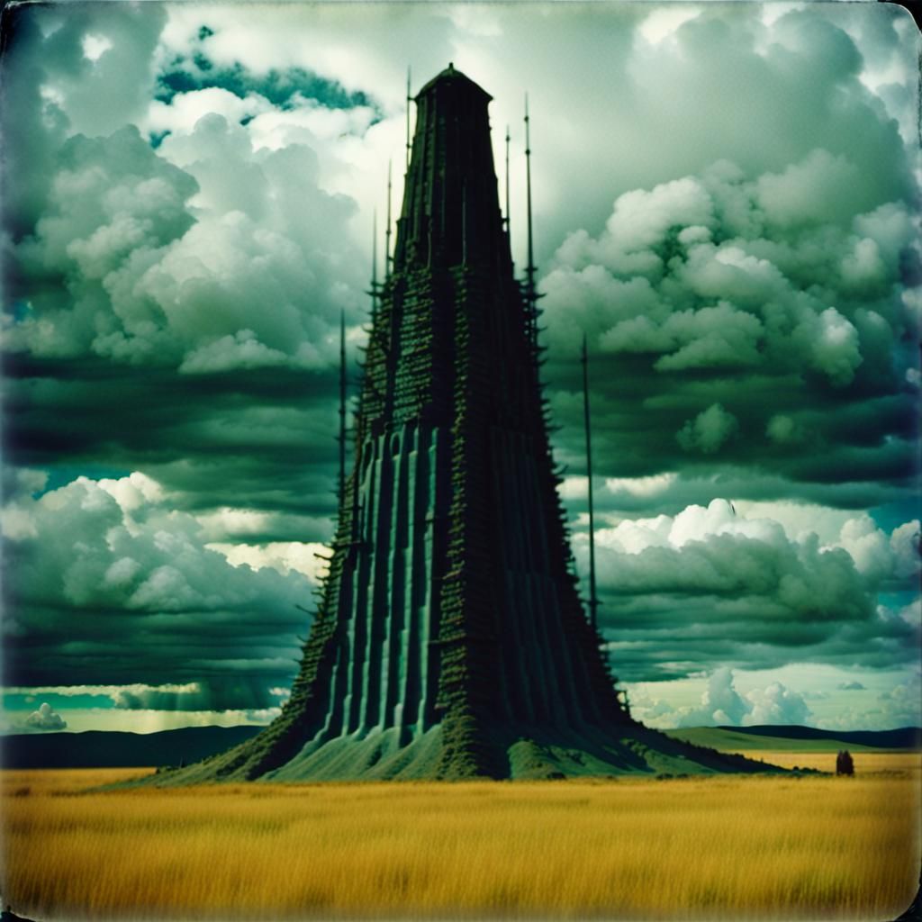 Machinepunk Spire in Midwest Field: 90s Style Photo