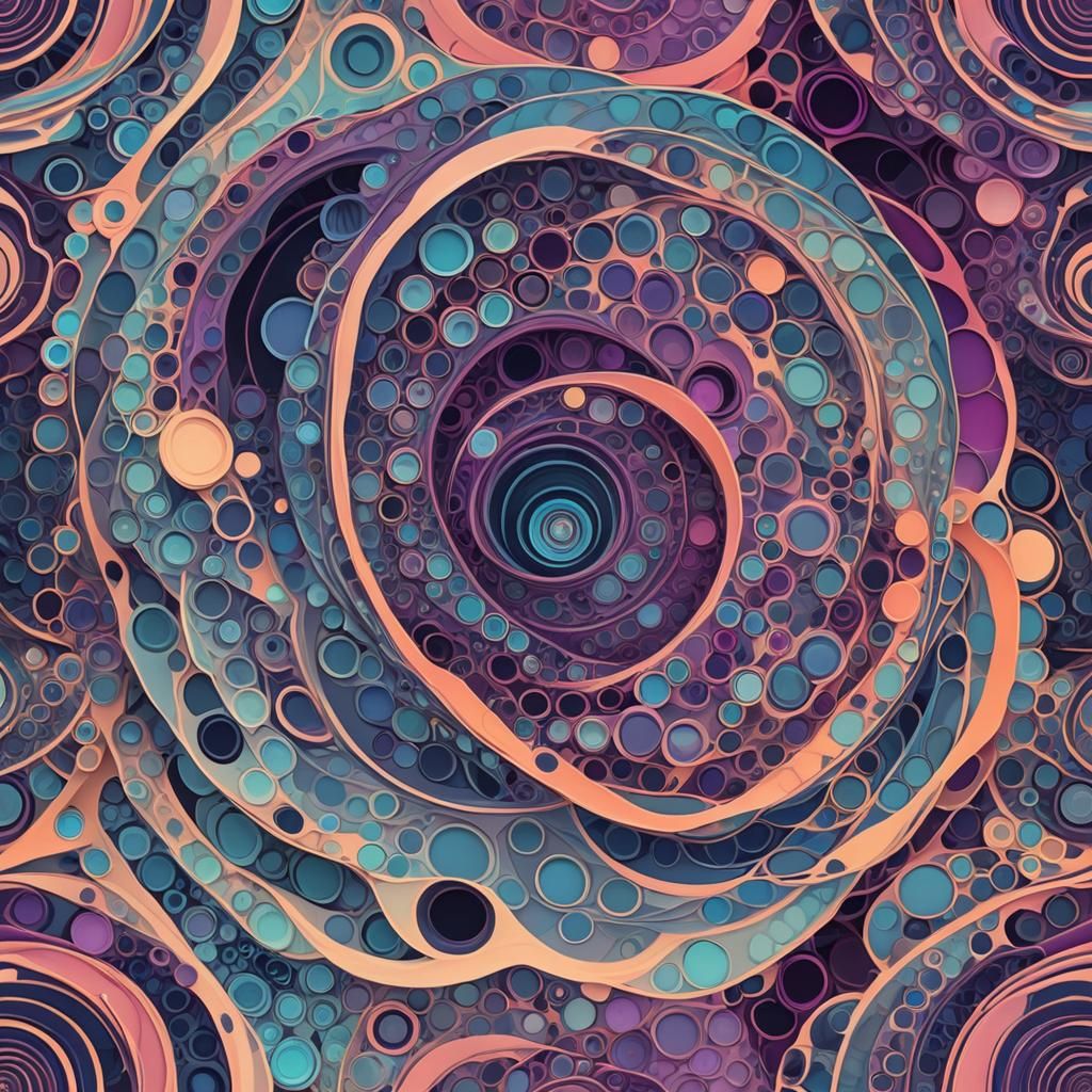 Surreal Abstract Landscape in Dreamlike Digital Art