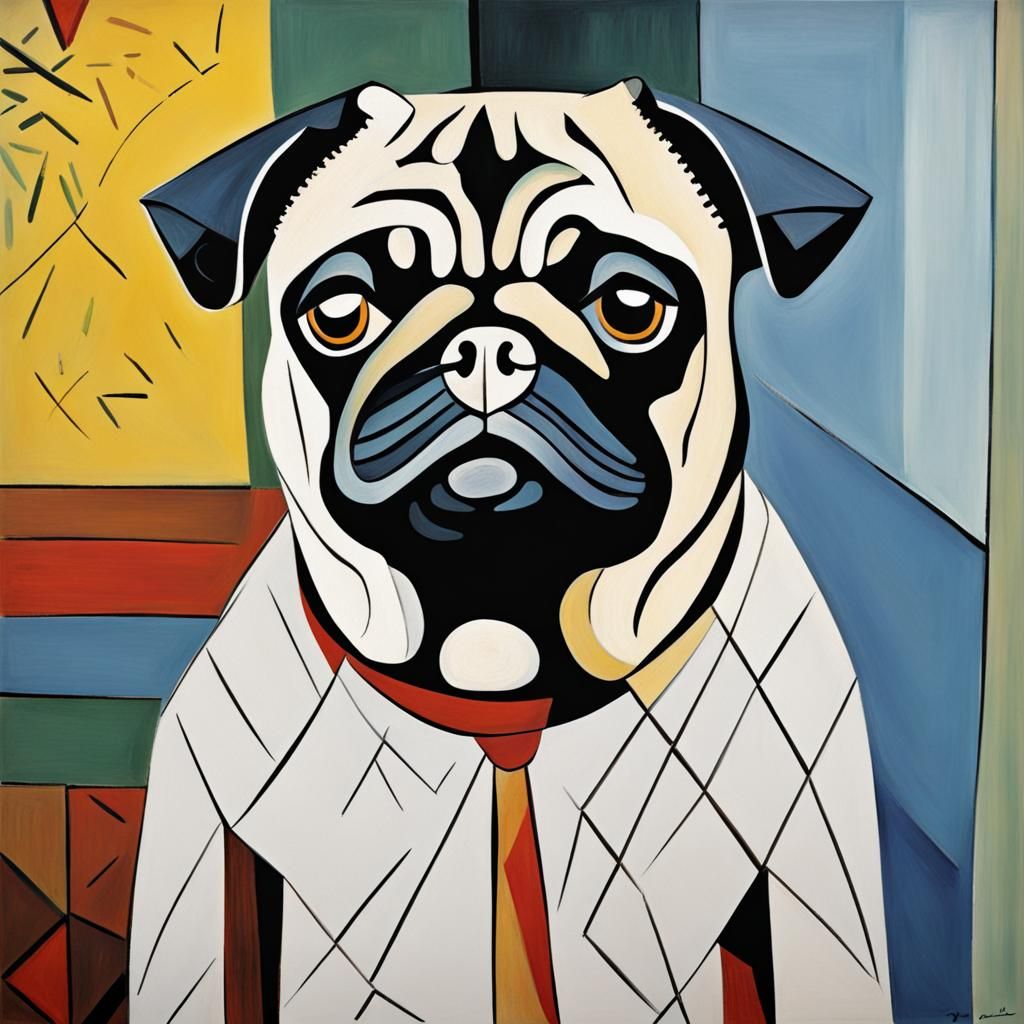 Pablo Picasso pug