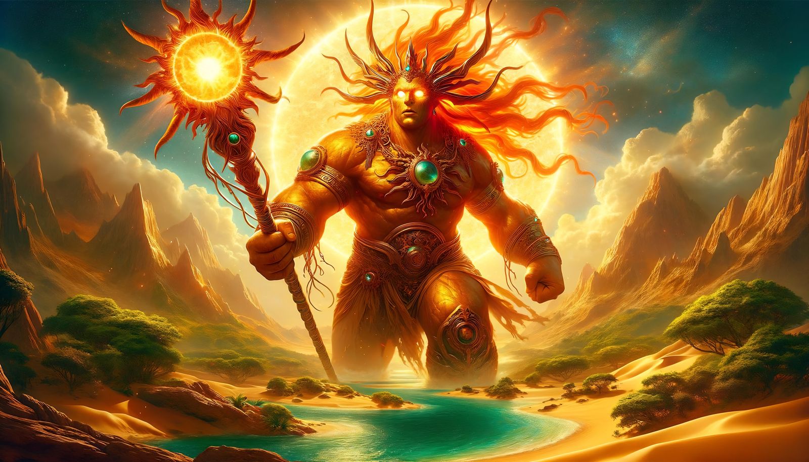 Epic Sun Giant of the Desert Realm