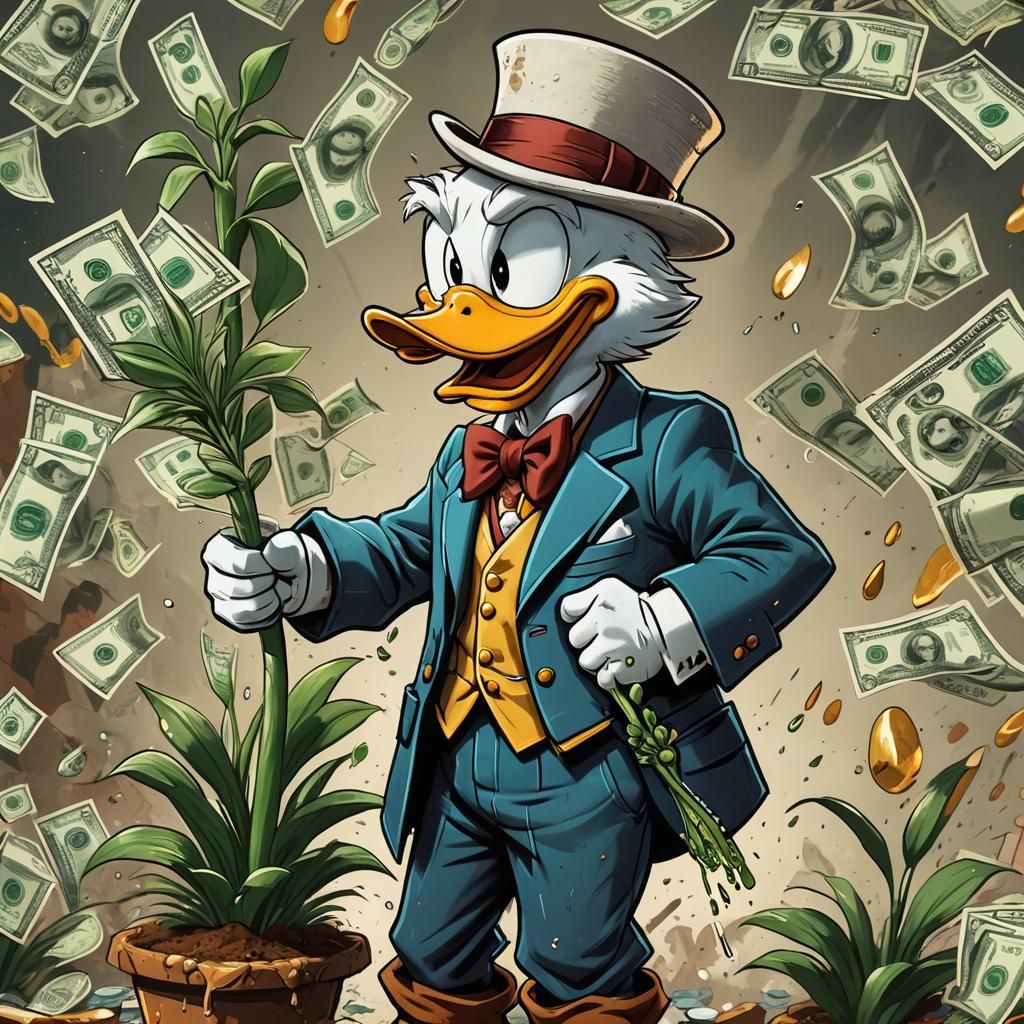 Gangster Scrooge McDuck and the Money Plant