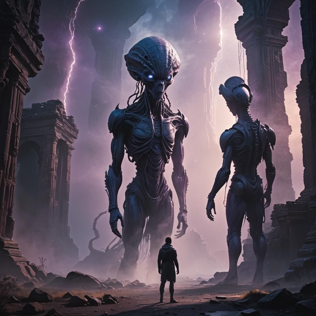 Romantic Sci-Fi Alien Encounter on Romulus