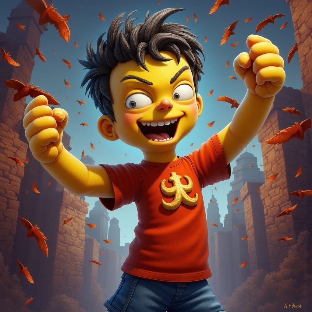 Rembrandt-Inspired Masterpiece: A Winning Pose