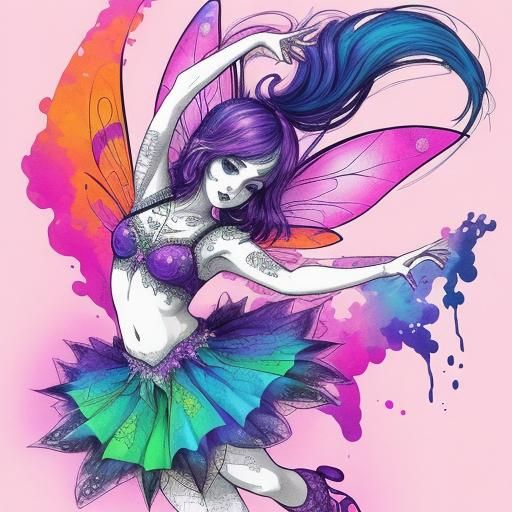 Acid ink, Adorable dancer fairy