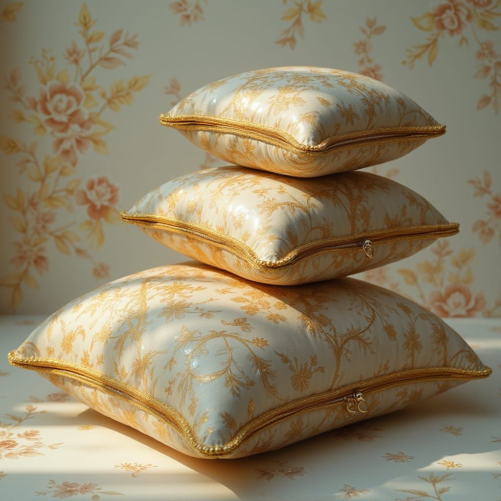 Ornate Pillow Boxes in Art Nouveau Style