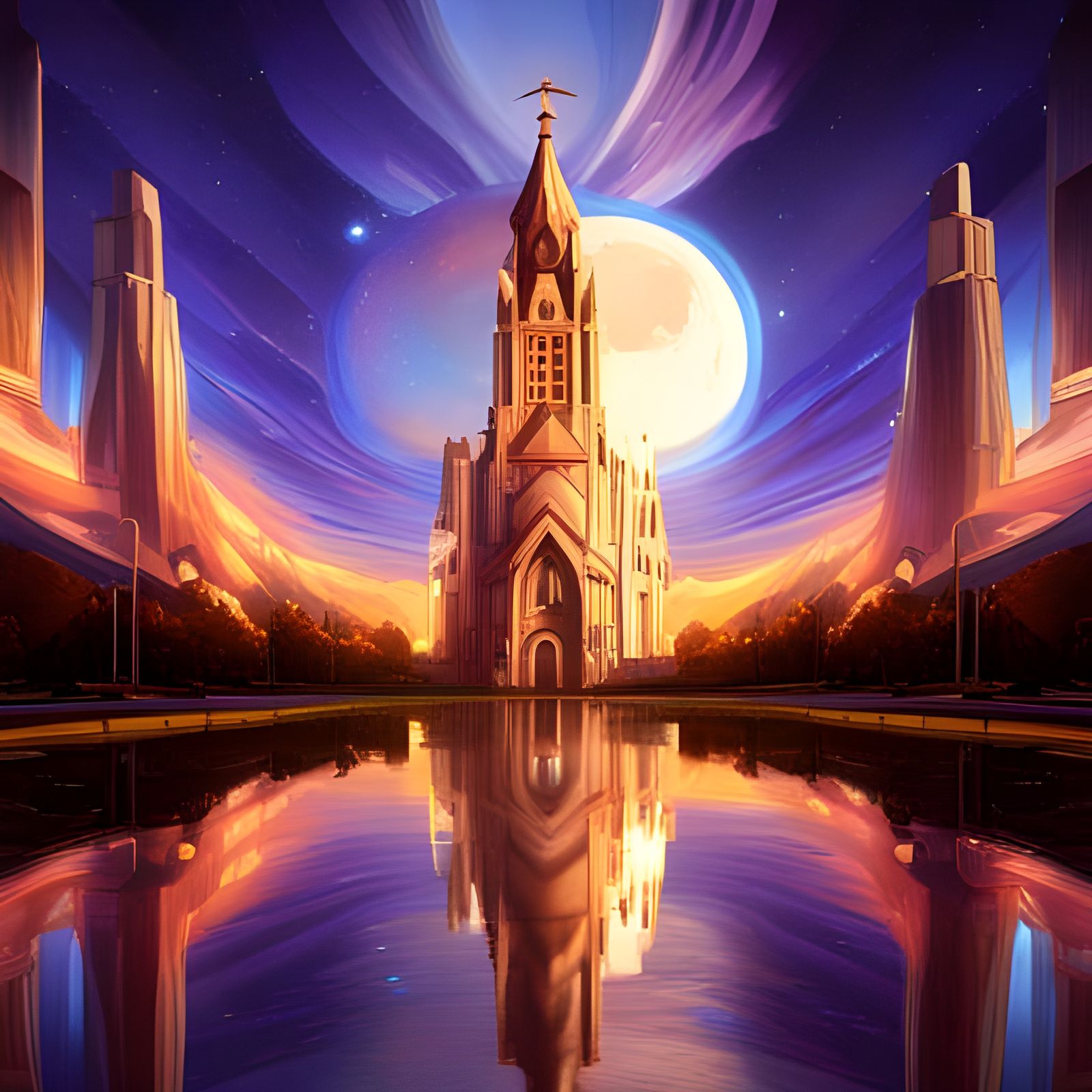 Two moons align