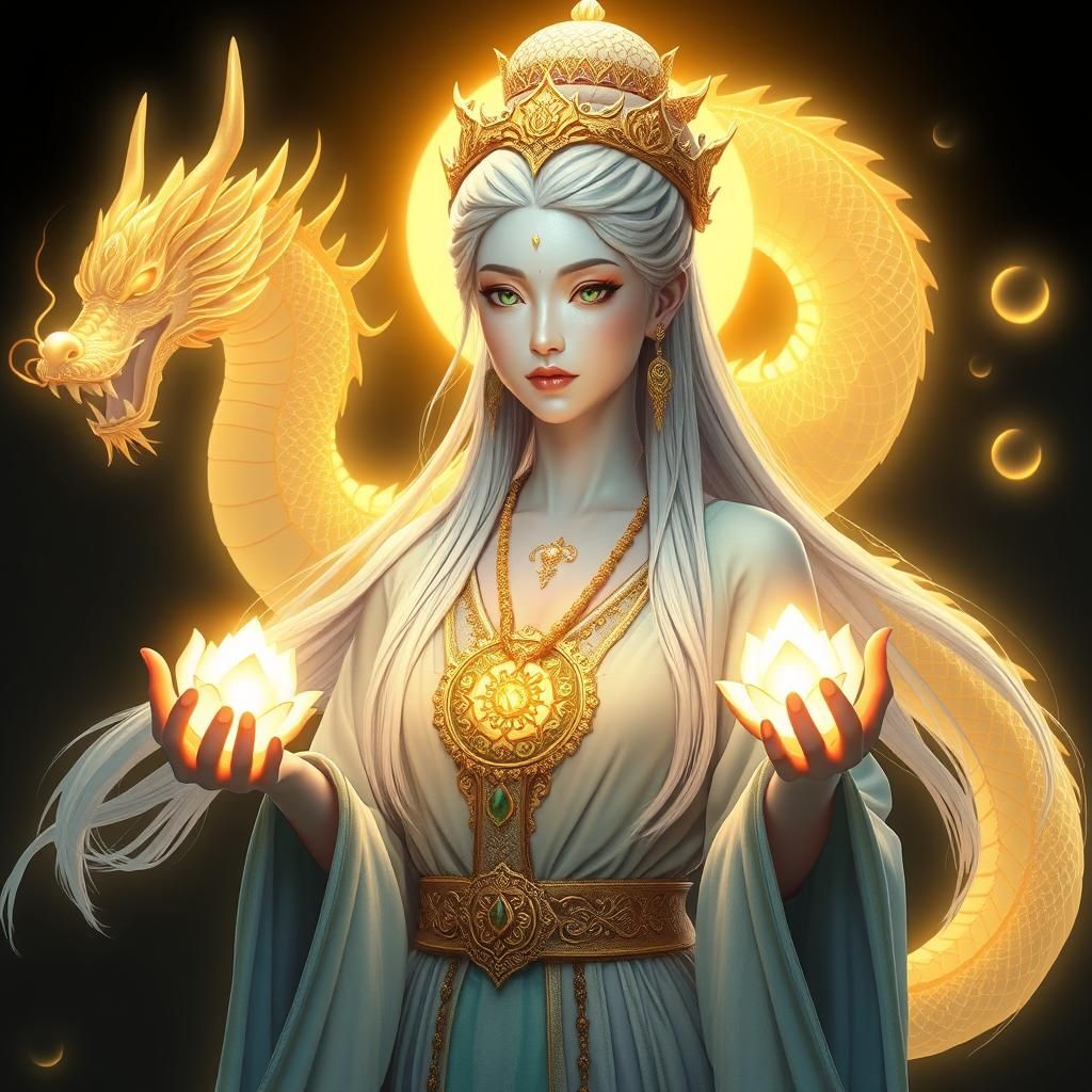 Regal Karma: A Portrait of Peace and Wisdom