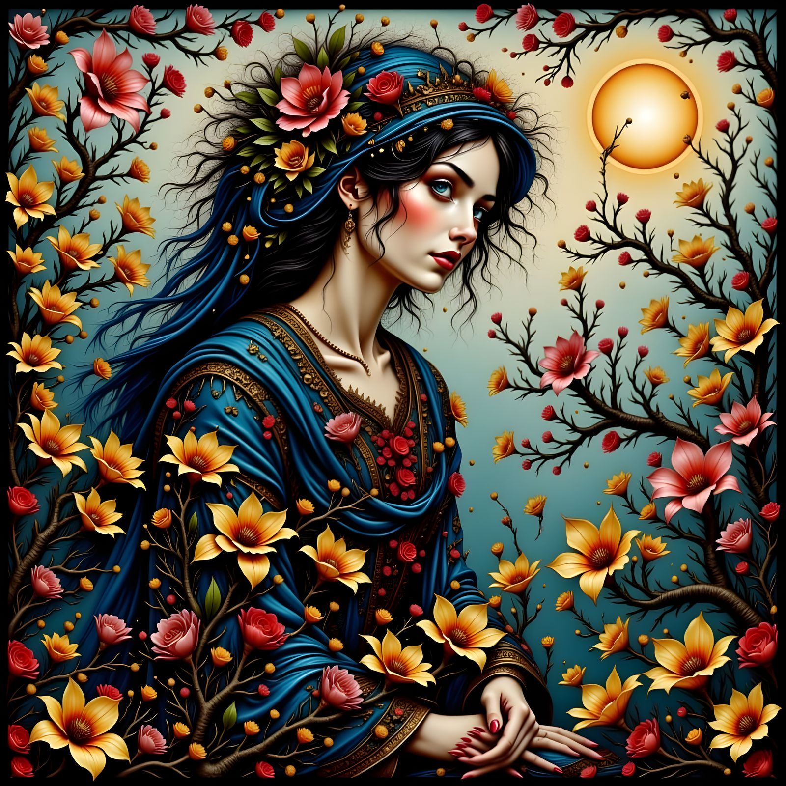 The Lady of the Flowering Sun