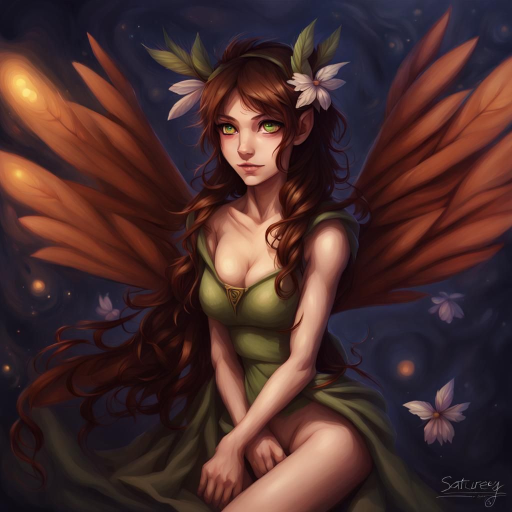 Ethereal Fairy Art in Dreamy Setting