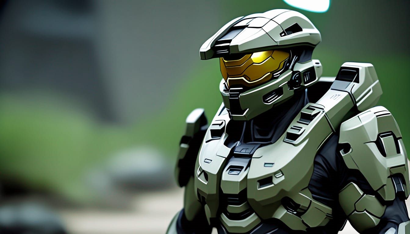 Halo Soldier in Battle Suit