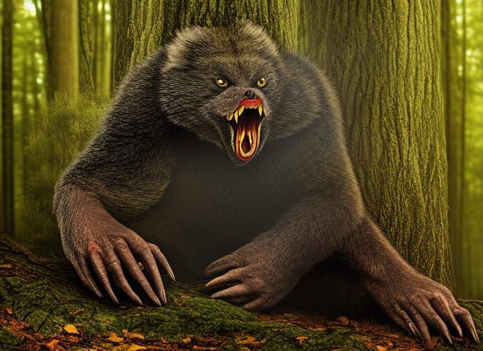 Angry Fanged Gebbth in Sinister Forest