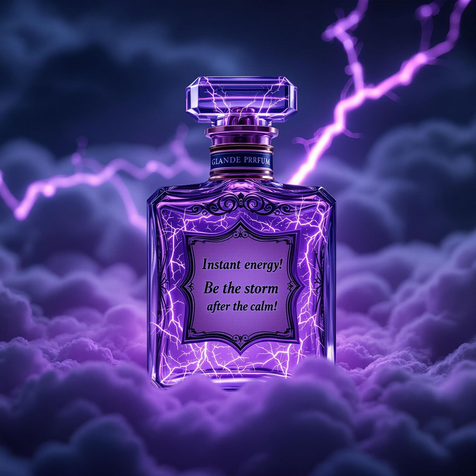 Enchanted Storm Perfume in Glass Bottle