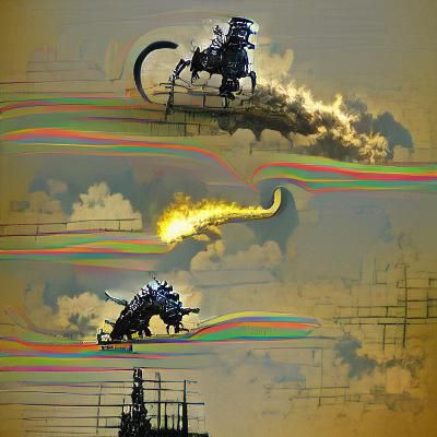 Steampunk Unicorn vs Godzilla Showdown