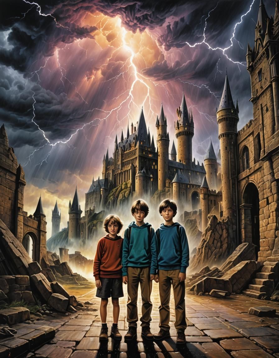 Me and the Johnson twins on our first adventure