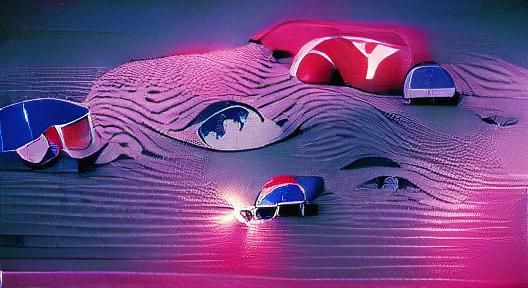 Young Turks in Outrun Bubblehouse, Shigeo Fukuda Style