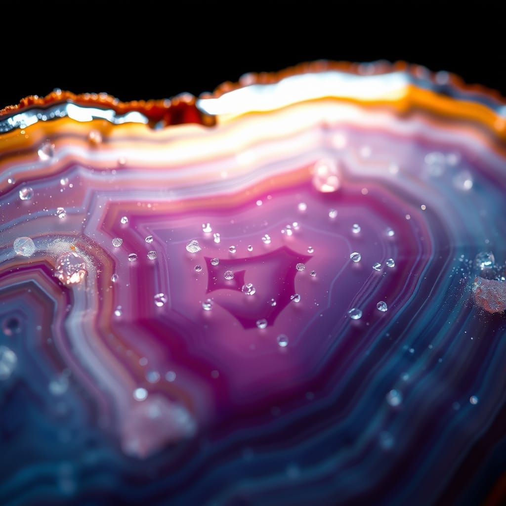 Mesmerizing Agatizing Process: Macro Photography of Crystal ...